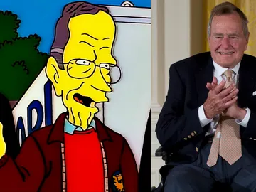 George H.W. Bush en 'Los Simpson' George H.W. Bush en 'Los Simpson'