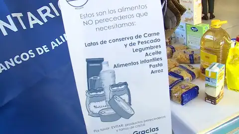 El gran reto del banco de alimentos es superar los 22 millones de kilos recogidos El gran reto del banco de alimentos es superar los 22 millones de kilos recogidos