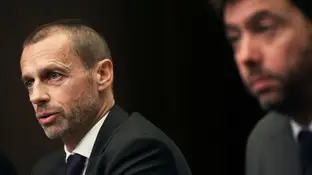Aleksander Ceferin, presidente de la UEFA Aleksander Ceferin, presidente de la UEFA