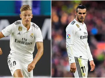 Marcos Llorente y Gareth Bale Marcos Llorente y Gareth Bale