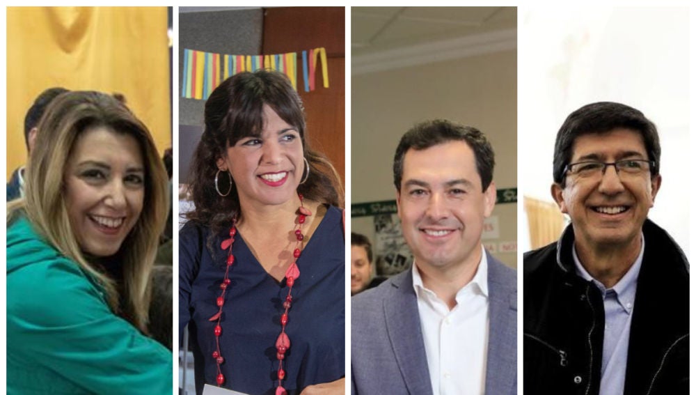 Los candidatos a las elecciones de Andalucía