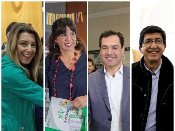 Los candidatos a las elecciones de Andalucía