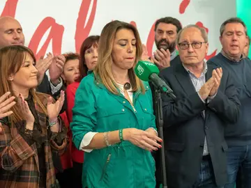 Susana Díaz hace balance de su resultado en Andalucía Susana Díaz hace balance de su resultado en Andalucía