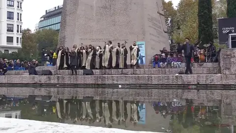 Coros y aficionados del Gospel se unen en Madrid para cantar 'Oh, Happy Day' Coros y aficionados del Gospel se unen en Madrid para cantar 'Oh, Happy Day'
