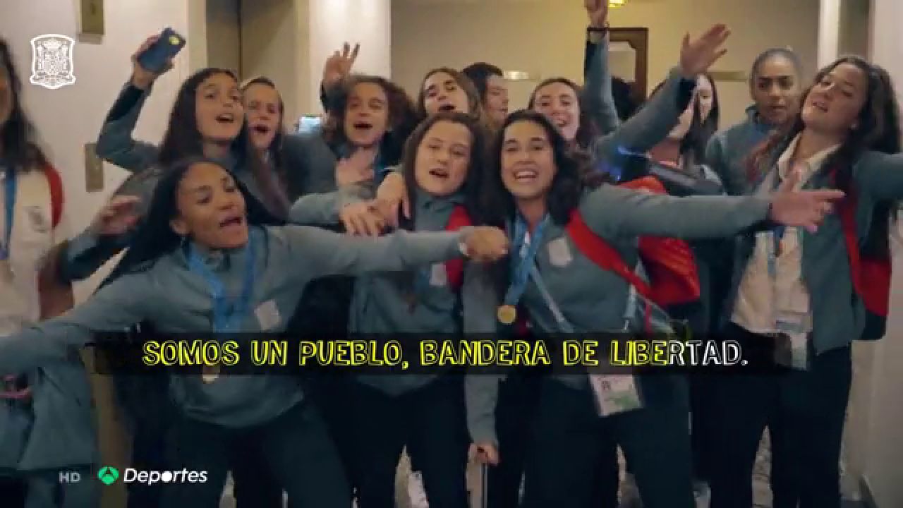 Así fue la fiesta y la celebración de la selección femenina sub 17 tras ...