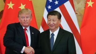 El presidente estadounidense, Donald J. Trump, y el presidente chino, Xi Jinping