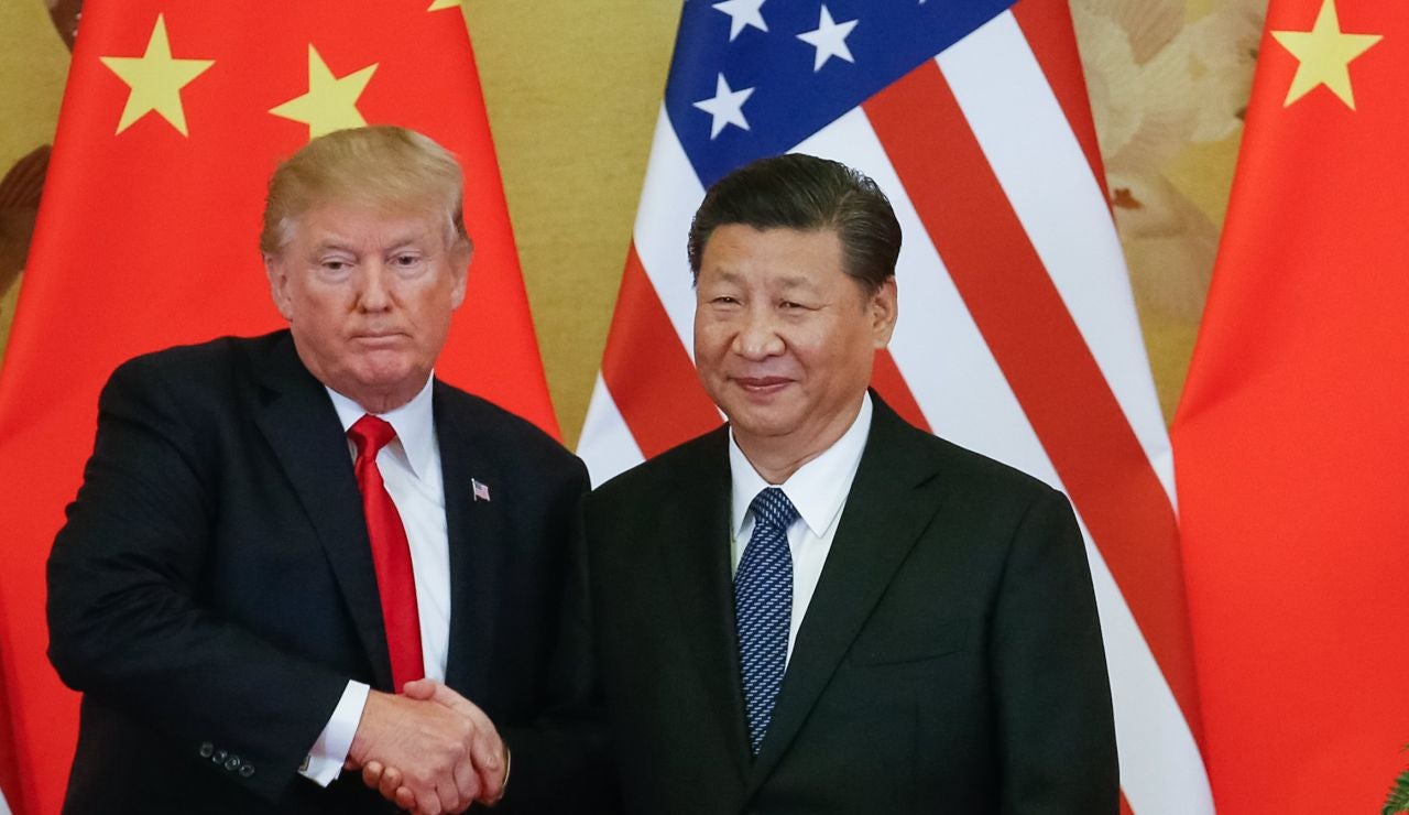 El presidente estadounidense, Donald J. Trump, y el presidente chino, Xi Jinping