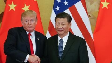 El presidente estadounidense, Donald J. Trump, y el presidente chino, Xi Jinping
