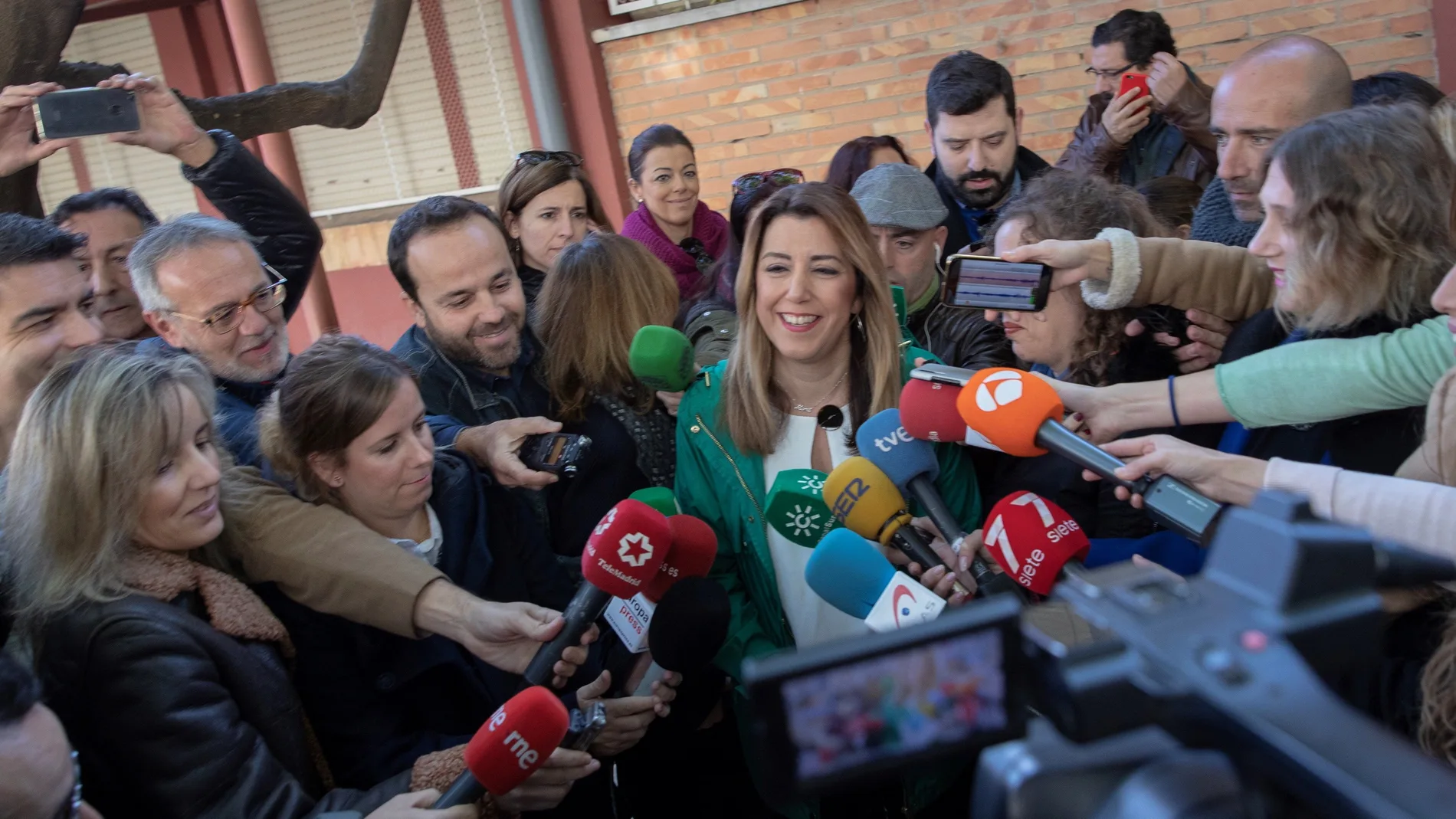 La candidata del PSOE-A a la presidencia de la Junta de Andalucía, Susana Díaz La candidata del PSOE-A a la presidencia de la Junta de Andalucía, Susana Díaz