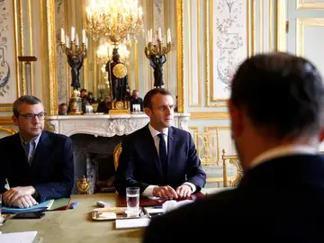 El presidente francés, Emmanuel Macron El presidente francés, Emmanuel Macron