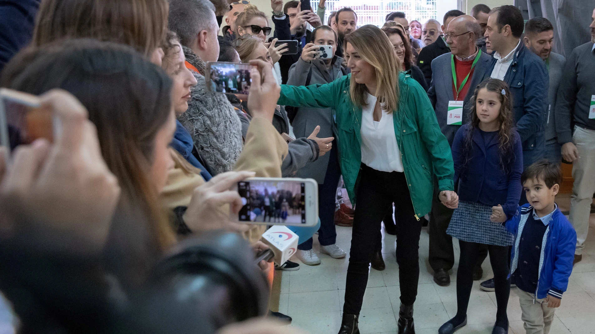 La candidata del PSOE-A a la presidencia de la Junta de Andalucía, Susana Díaz La candidata del PSOE-A a la presidencia de la Junta de Andalucía, Susana Díaz