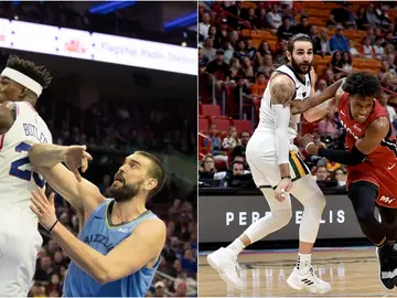 Marc Gsol y Ricky Rubio, en acción ante los Sixers y los Heat Marc Gsol y Ricky Rubio, en acción ante los Sixers y los Heat