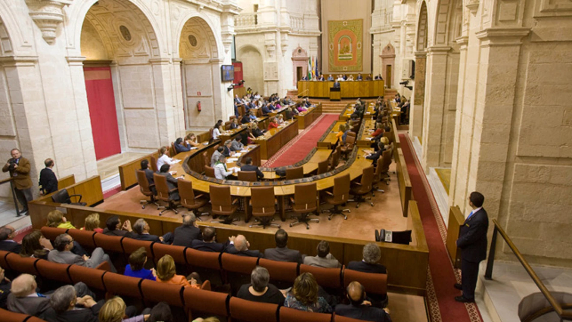 Imagen de archivo del parlamento andaluz Imagen de archivo del parlamento andaluz