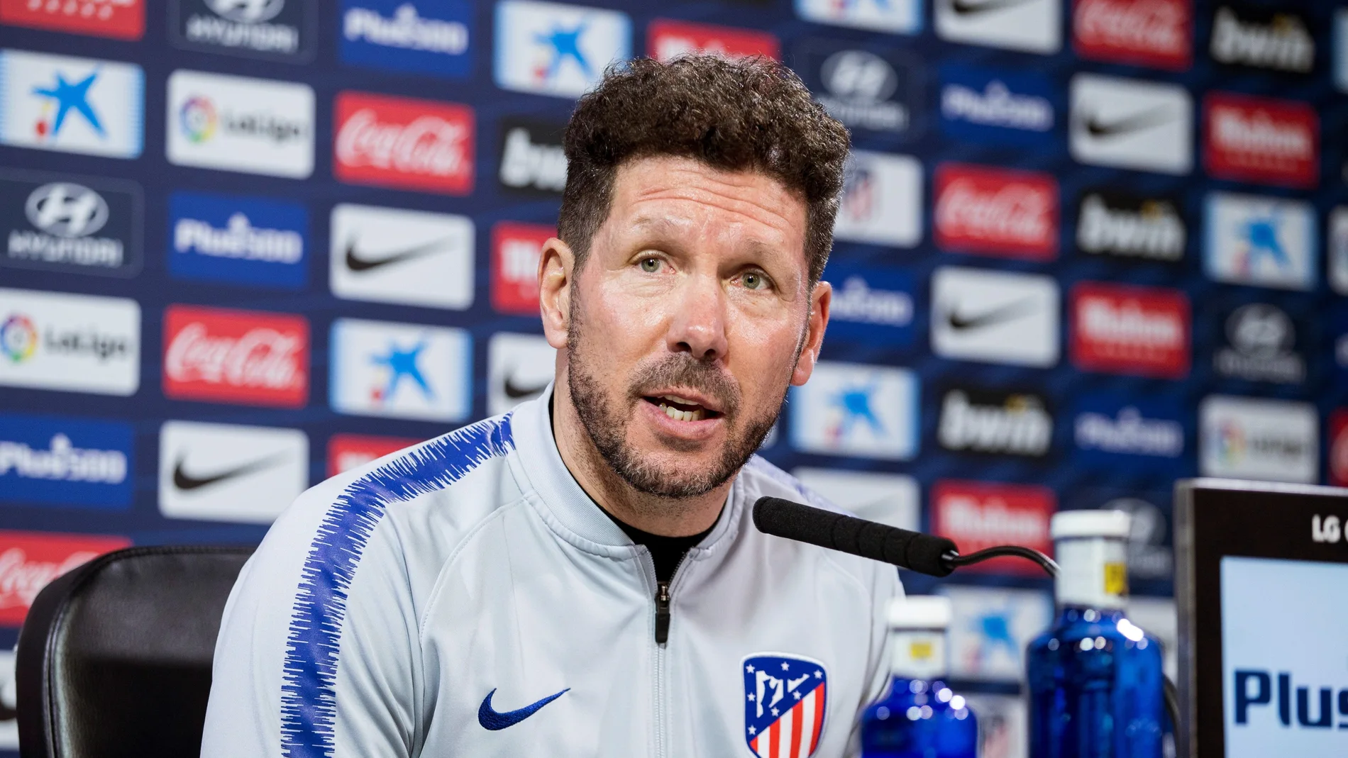 Simeone, en rueda de prensa Simeone, en rueda de prensa