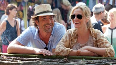 'Come, Reza, Ama', con Julia Roberts y Javier Bardem, en El Peliculón de Antena 3