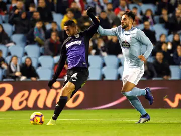 Momento del partido entre el Celta y el Leganés Momento del partido entre el Celta y el Leganés
