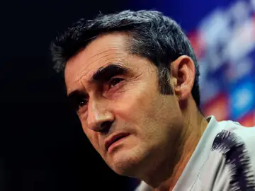Ernesto Valverde, en rueda de prensa Ernesto Valverde, en rueda de prensa
