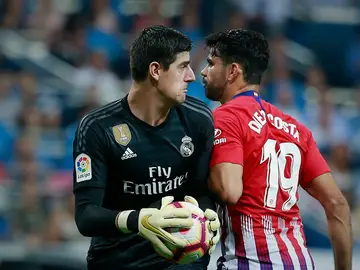 Courtois, ante Diego Costa Courtois, ante Diego Costa