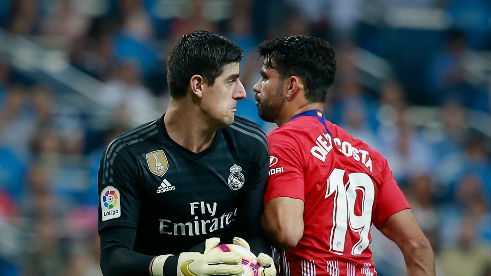 Courtois, ante Diego Costa Courtois, ante Diego Costa