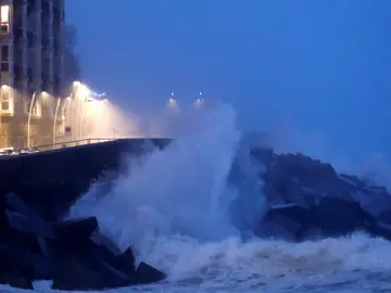 Fuertes vientos en el norte de España Fuertes vientos en el norte de España