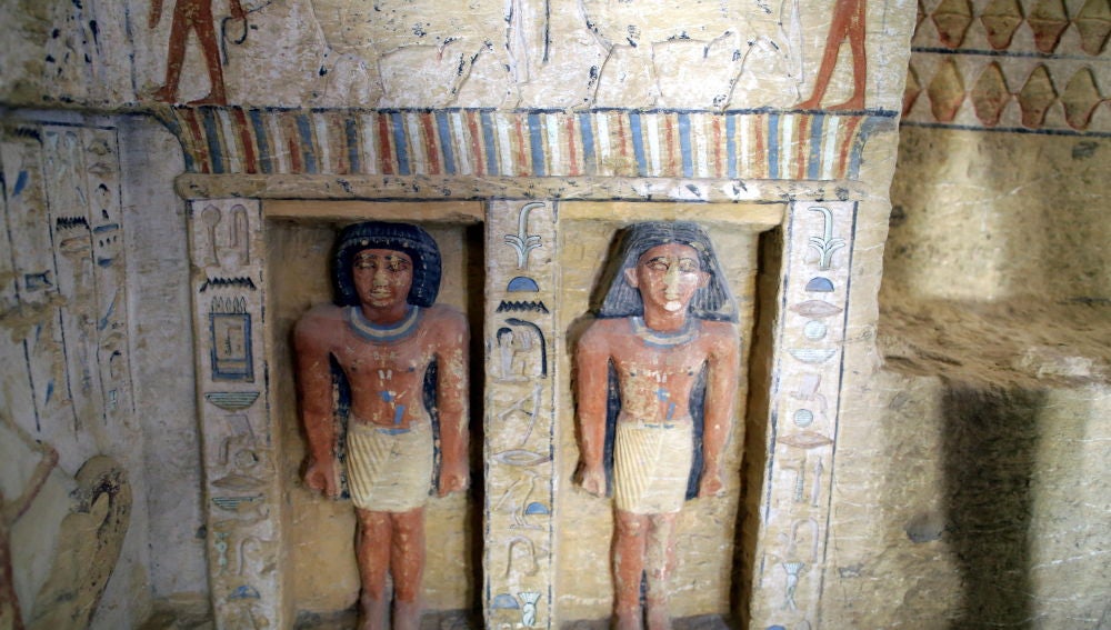 La tumba descubierta en Egipto