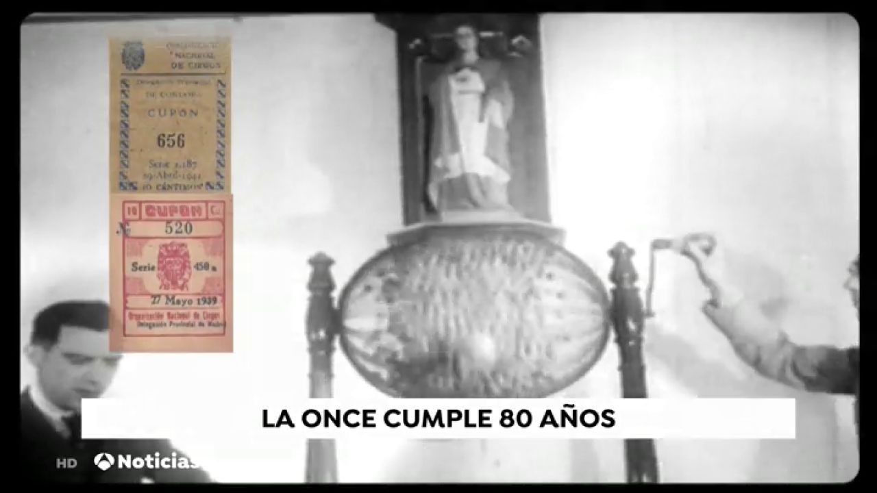 La ONCE lleva 80 años cuidando del presente y futuro de las personas ciegas