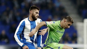 Joaquín, en una acción ante el Espanyol