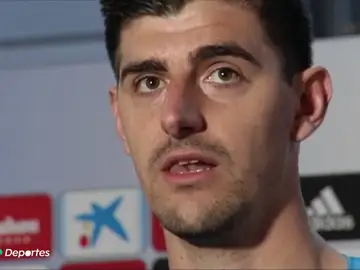 El zasca de Courtois a Simeone por sus palabras contra el Real Madrid El zasca de Courtois a Simeone por sus palabras contra el Real Madrid