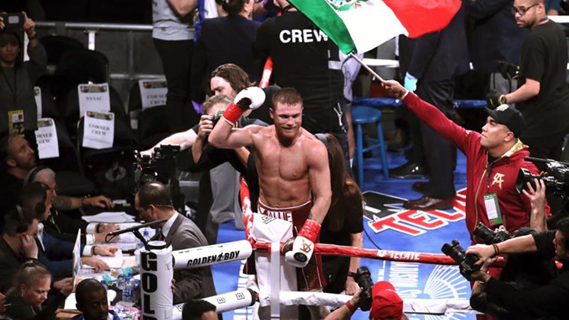 "Canelo" Álvarez vence por nocaut a Fielding y logra el tercer título mundial "Canelo" Álvarez vence por nocaut a Fielding y logra el tercer título mundial