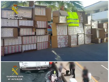 Tabaco incautado en La Línea de la Concepción Tabaco incautado en La Línea de la Concepción