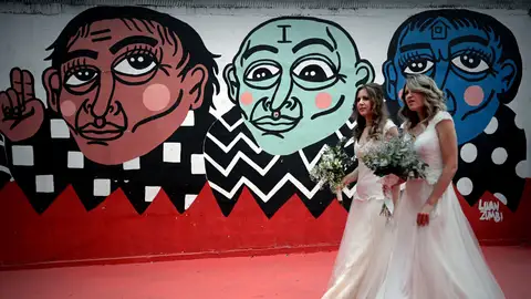 Parejas homosexuales se casan en Sao Paulo Parejas homosexuales se casan en Sao Paulo