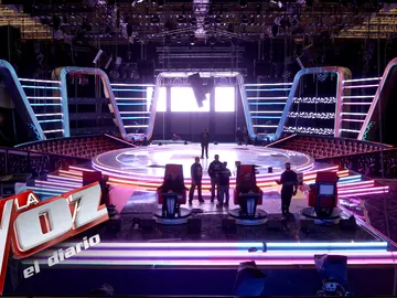 VÍDEO: Así se construyó el plató de 'La Voz' en Antena 3 VÍDEO: Así se construyó el plató de 'La Voz' en Antena 3