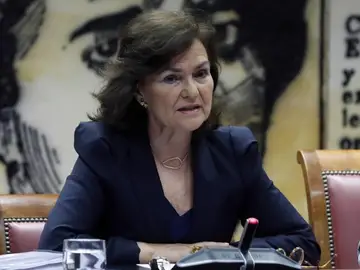 La vicepresidenta del Gobierno, Carmen Calvo La vicepresidenta del Gobierno, Carmen Calvo