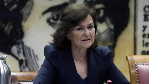 La vicepresidenta del Gobierno, Carmen Calvo La vicepresidenta del Gobierno, Carmen Calvo