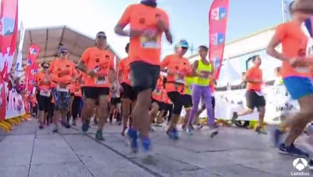 Más de 2.000 personas en la carrera Ponle Freno de Las Palmas