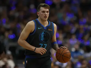 Luka Doncic, en un partido con los Dallas Mavericks Luka Doncic, en un partido con los Dallas Mavericks