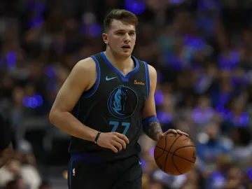 Luka Doncic, en un partido con los Dallas Mavericks Luka Doncic, en un partido con los Dallas Mavericks