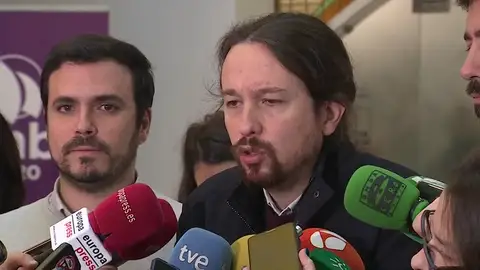 Pablo Iglesias defiende las manifestaciones antes del 21D Pablo Iglesias defiende las manifestaciones antes del 21D