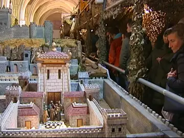 Así es el monumental Belén de la Catedral de Burgos Así es el monumental Belén de la Catedral de Burgos