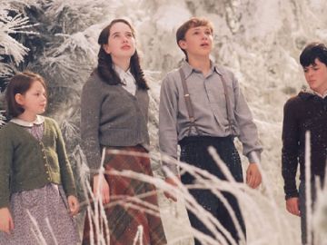 Lucy, Susan, Peter y Edmund en las 'Crónicas de Narnia'