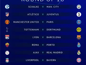 Sorteo Champions octavos Sorteo Champions octavos