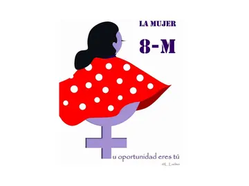 El diseño de Laura Luelmo para el 8-M El diseño de Laura Luelmo para el 8-M