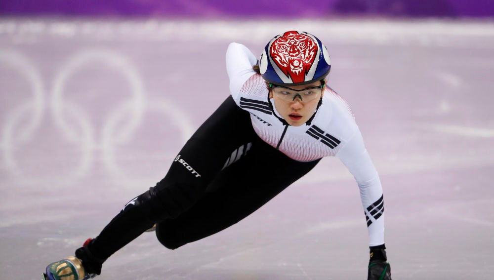 Shim Suk-hee, en plena competición