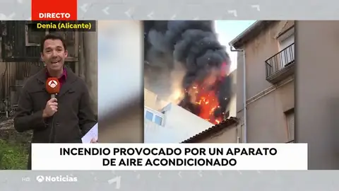 Así relatan los vecinos el incendio de un edificio en Denia Así relatan los vecinos el incendio de un edificio en Denia