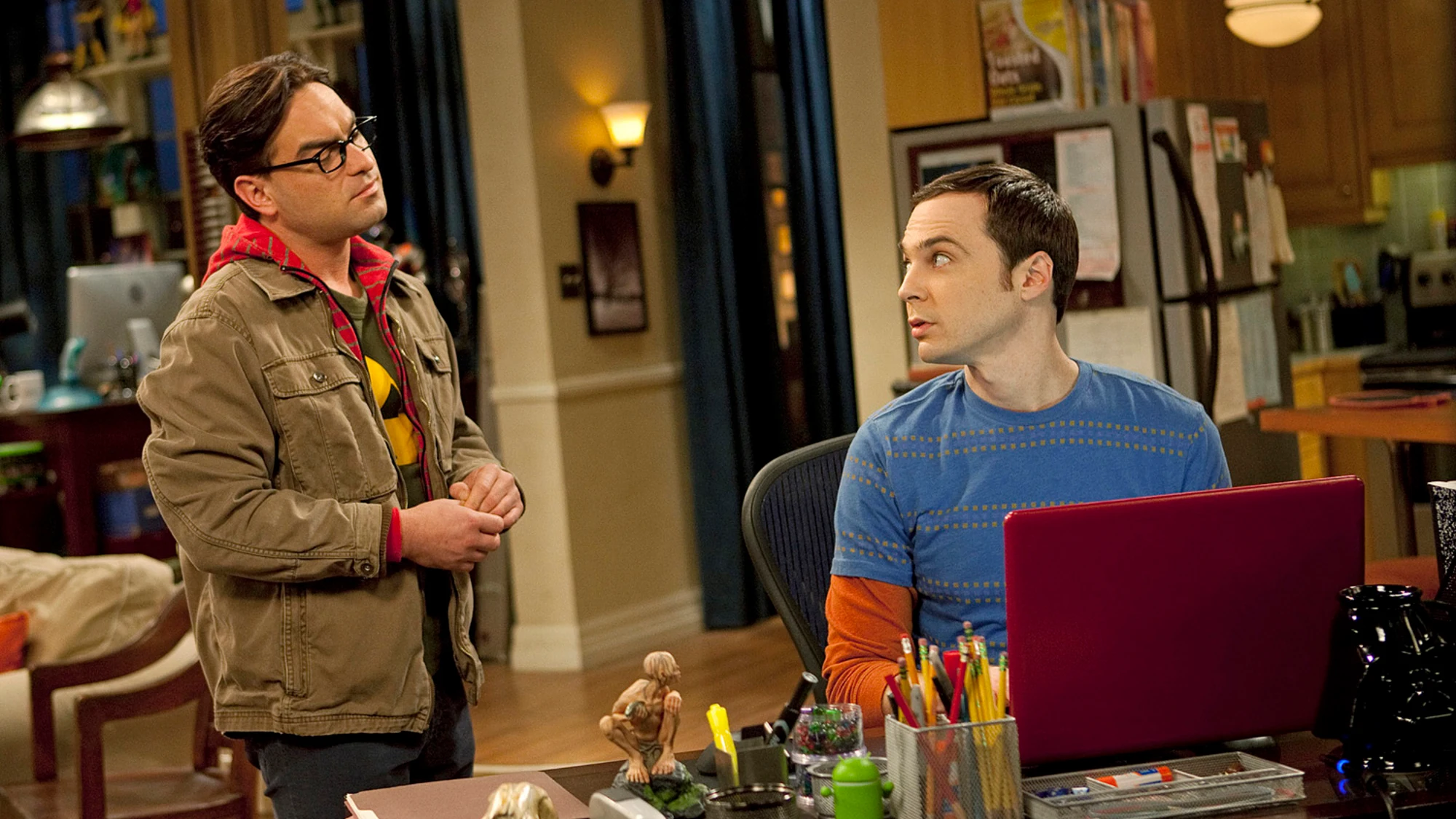 Leonard y Sheldon en 'The Big Bang Theory'