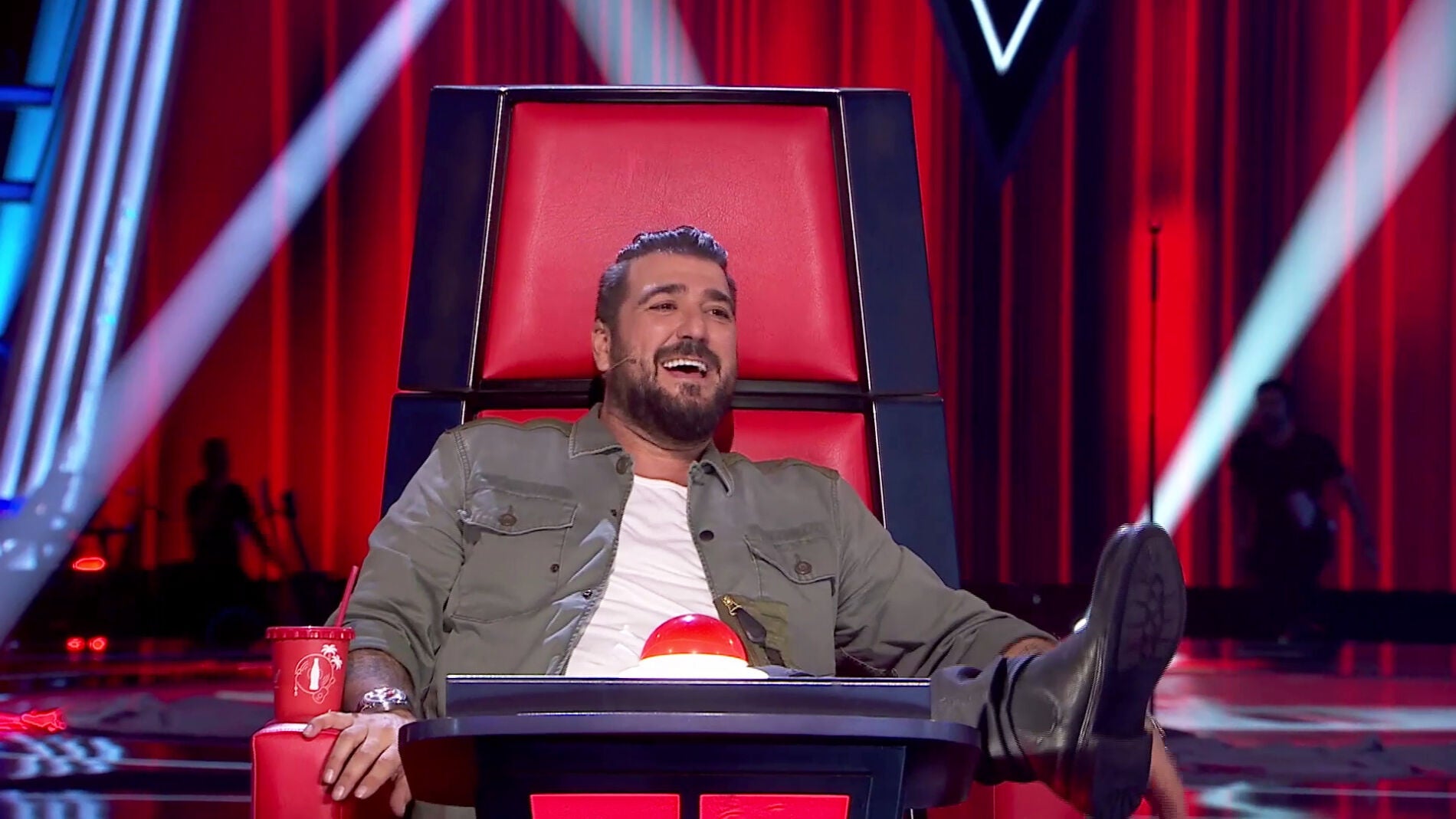 Antonio Orozoco anima al p&uacute;blico de 'La Voz'