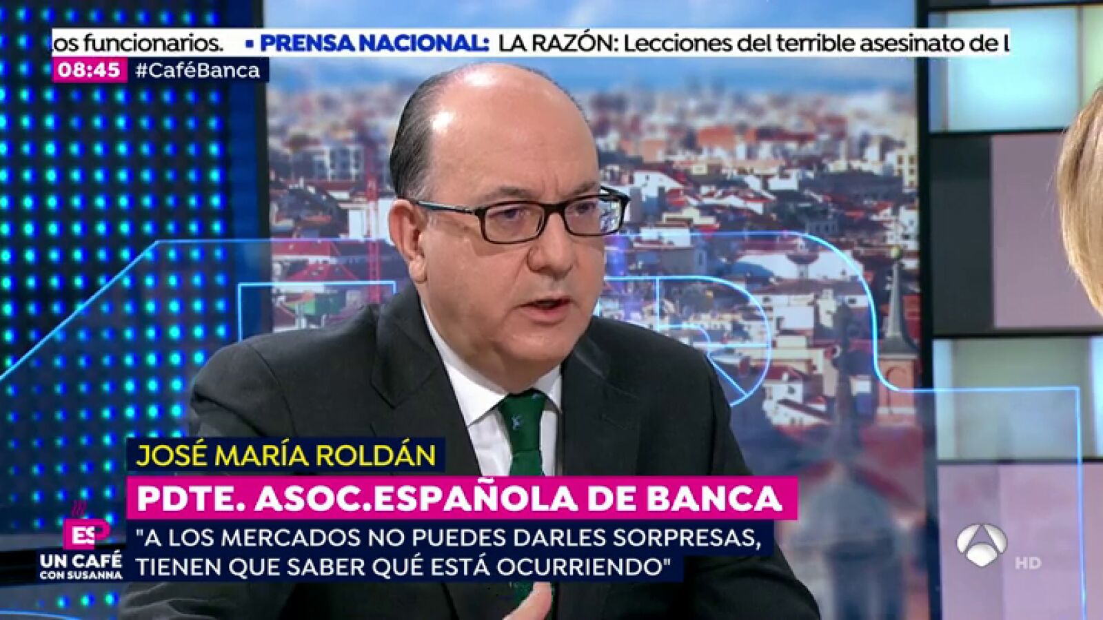 José María Roldán, presidente de la Asociación Española de la Banca: 