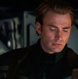 Viuda Negra y Capitán América en 'Vengadores: Endgame'