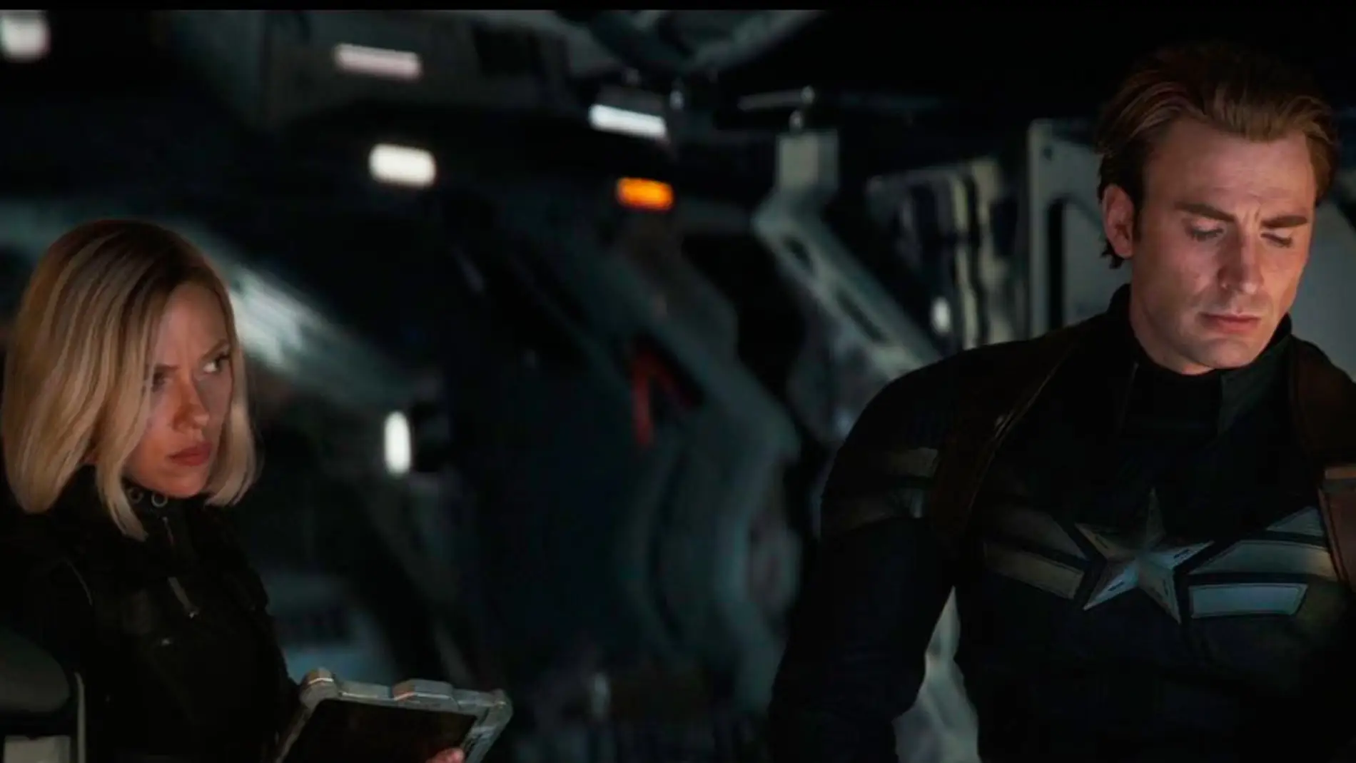 Viuda Negra y Capitán América en 'Vengadores: Endgame'