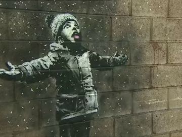 Banksy reaparece por Navidad
